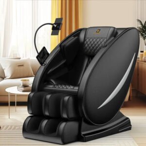 Massage Chair Zero Gravity Full Body, Recliner Chair with Full Body Relaxation Heating Airbag Safety Foot Massager Touchscreen Control And Speakers for Enhanced Comfort in living room.
